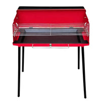 VTX-0972837 Komenjoy Outdoor Portable Charcoal Barbecue Grill Folding Camping BBQ Stainless Steel Foldable Kitchen Home Cooking