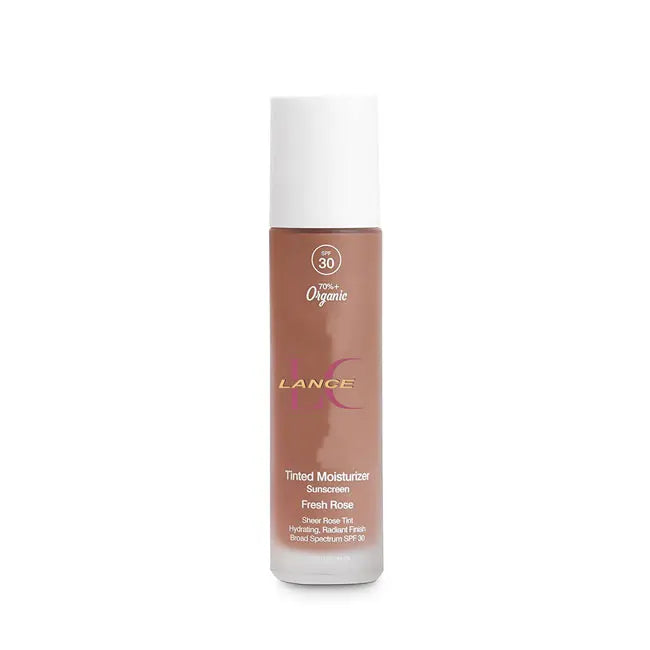 Natural Vegan Organic BB Cream with Sunblock SPF 30 - 44ml Tinted Moisturizer Lotion
