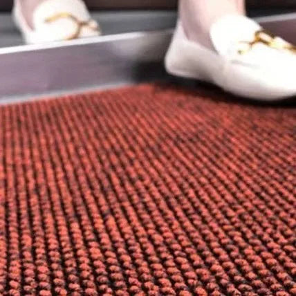 Outdoor PVC Floor Carpet Rug, High Absorbent Polyester, Non-Slip Entryway Mat, Rectangle Shape, Modern Style, 40x60cm, 45x70cm