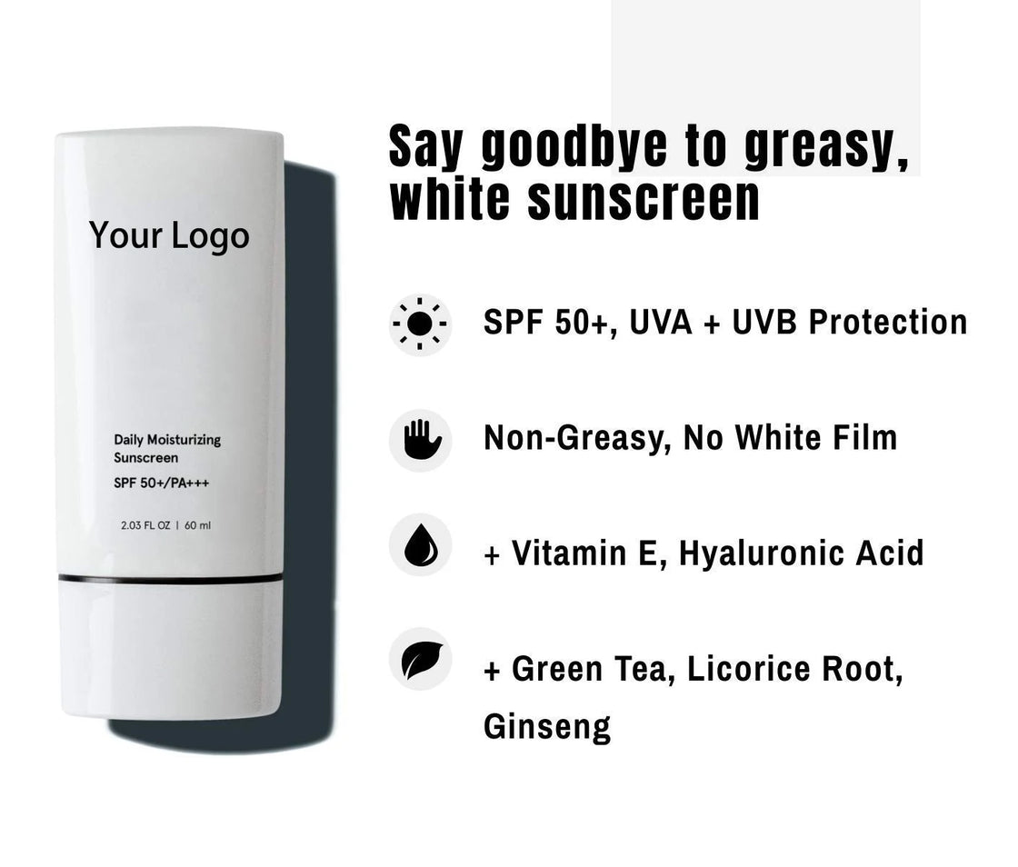 Daily Moisturizer Sunscreen Cream SPF50 PA+++ for All Skin Types