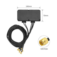 VTX-8432421 Outdoor Waterproof Marine RV car Combination aerial 6in1 combo antennas long distance wifi 5G Lte GPS Screw antenna
