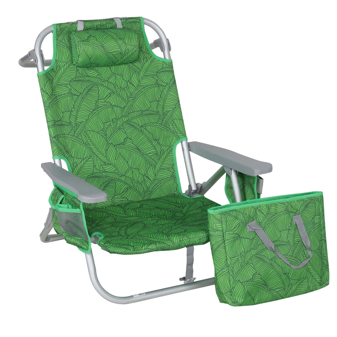 Folding Victorian Design Garden Chair, Portable PVC Outdoor Furniture