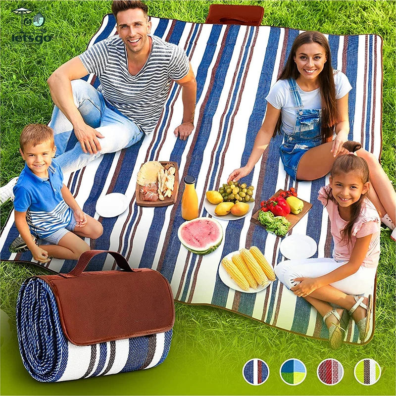 Waterproof Picnic Mat Sand Free Beach Blanket Foldable Outdoor Camping Blanket