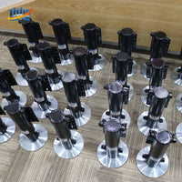 VTX-4592805 RV Automatic Hydraulic Leveling System Double Acting Jack Stabilizer Caravan Camper Steel Home Decor Gifting Patio