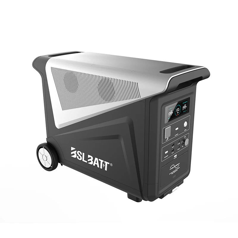 Portable Energy Storage System 3840Wh LiFePO4 Battery with Pure Sine Wave Inverter and MPPT Controller