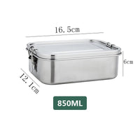 VTX-8858405 304 Stainless Steel Airtight Crisper Food Warming Box Lunch Tableware Camping Modern Hiking Travel Outdoor Picnic