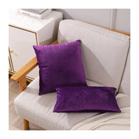 Velvet Plush Sofa Cushion Pillow case Covers