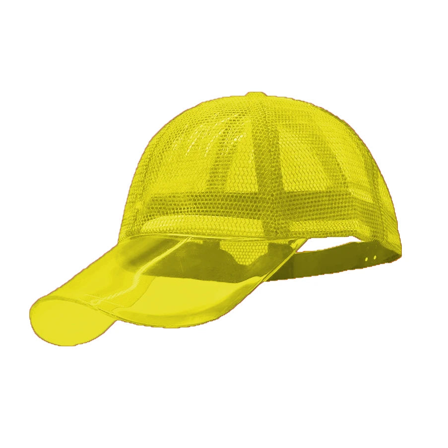 Lightweight UV Protection Waterproof Sports Cap for Adults, 5-Panel Design, Breathable TPU Nylon Mesh Sun Hat for Outdoor Activities