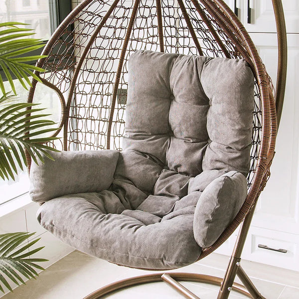 VTX-4990501 Solid Color Large Removable Washable Rattan Chair Cushion Home Decor Hanging Basket Lumbar Pillows & Seat Cushions