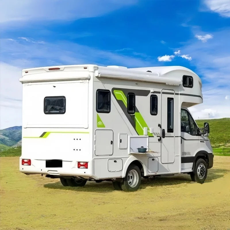 Customizable Luxury Motorhome Camper Truck 4x2 RV Off-Grid Travel Caravan with Full Equipment
