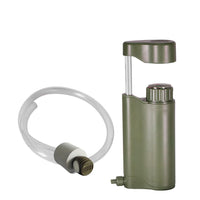 VTX-5908901 Portable Outdoor Hand Pump Camping Water Filter Purifier Booster Replaceable Carbon 0.01 Micron Hiking Travel Picnic