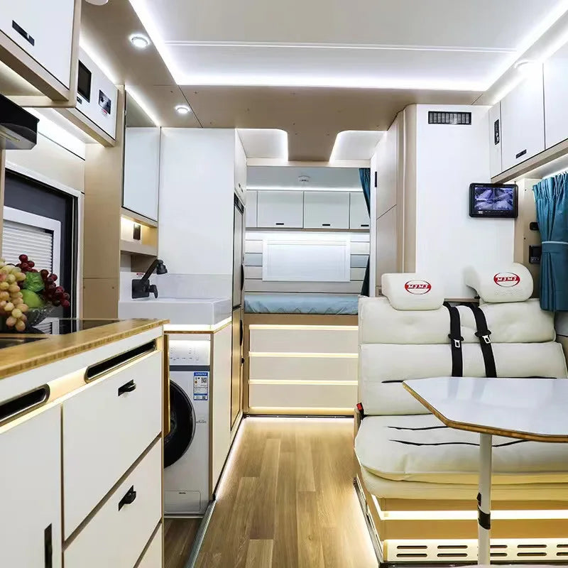 Recreational Vehicle with All-Season Interior Design, 4-6 Passenger Capacity, Diesel Fuel, Aluminum Alloy, 5995*2530*3175mm
