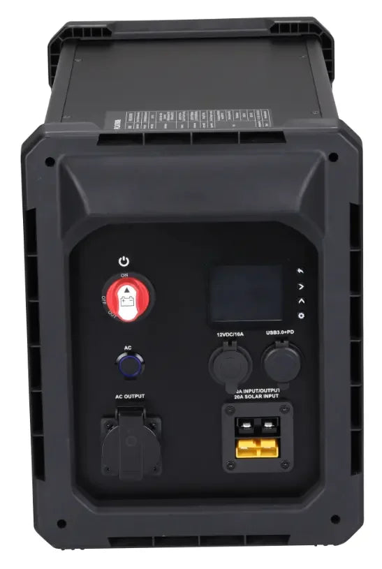 2000W Pure Sine Wave Inverter 12V/220V Battery Box for RV Motorhome Caravan