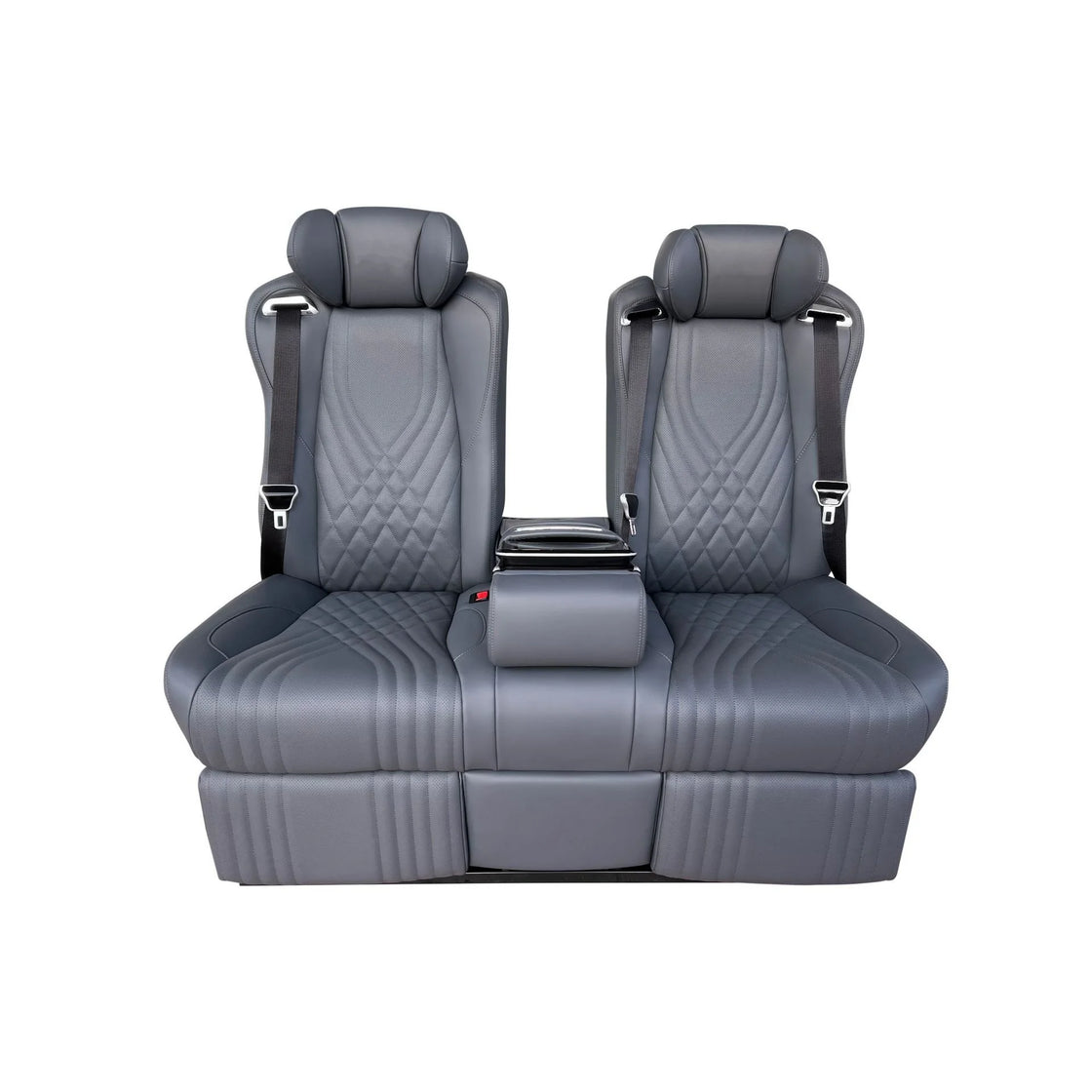 Vito Alphard MPV Rear Seat Butterfly-style Sofa Bed with Reclining Functionality and Napa Leather Upholstery