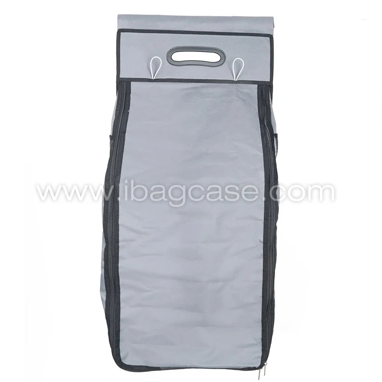 RV Motorhome Hanging Storage Bag with 12 Compartments, Zipper Closure, 80x40 cm, Durable Polyester Material