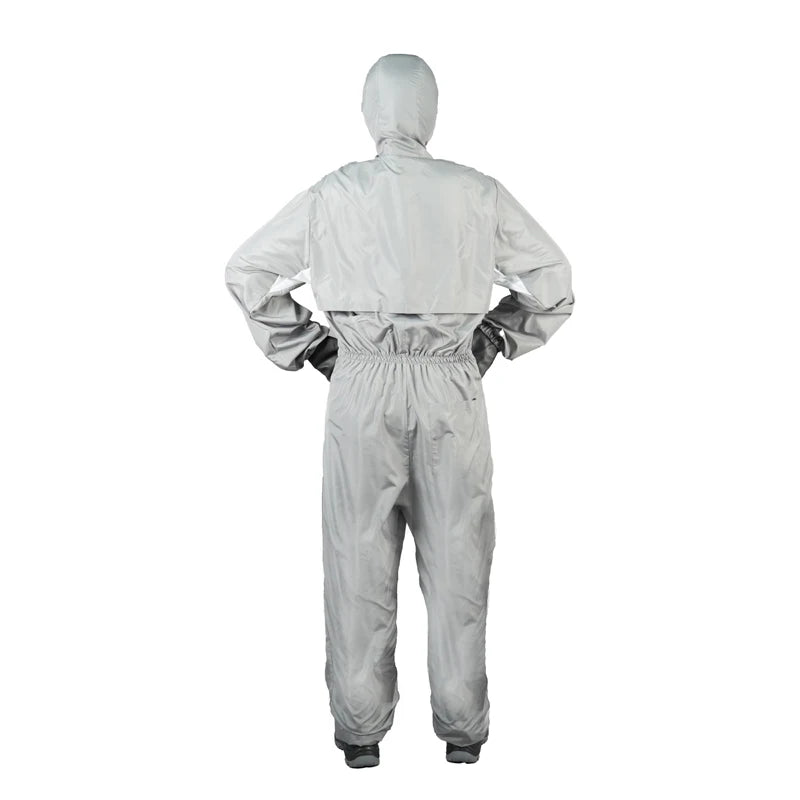 Safety Working Uniform Suit, Anti-static, Waterproof, Polyester, Blue, Size S-3XL, Model KR200