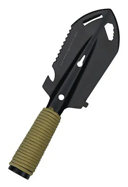VTX-6039077 Multifunctional Outdoor Steel Shovel Handheld Small Wilderness Survival Measuring Gadgets Hiking Camping Tools