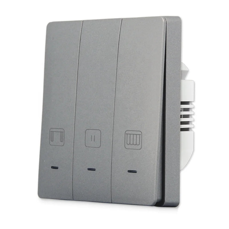 VTX-4068517 1/2 Gang ZigBee Wall Curtain Switch Tuya Smart Life Automation Alexa Google Home Key Roller Shutter Decor Gifting