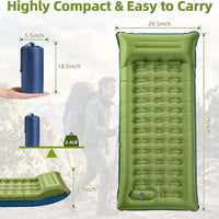 VTX-1988645 Lightweight Portable Self-Inflating TPU Camping Mat Summer Outdoor Waterproof Durable Inflatable Mattress Hiking
