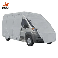 VTX-1381541 JK Fit Class B RV Cover 22-24ft Waterproof Heavy Duty All Weather Camper Van Zipper Entry Nonwoven Fabirc, Polyester
