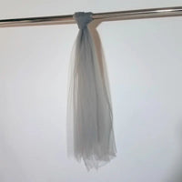 Swiss Dot Tulle Chair Sashes Organza Chair Back Bow Sheer Ya