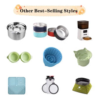 VTX-7777061 JZ Portable Foldable Small Size Eco-Friendly Dog Travel Bowl Waterproof Feeding Pets Cute Indoor/Outdoor Use Kitchen