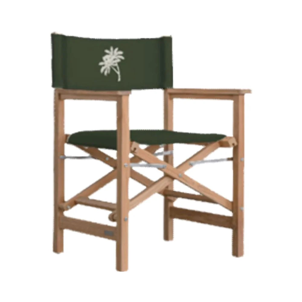Teak Wood Folding Garden Chair with Natural Finish for Outdoor Use