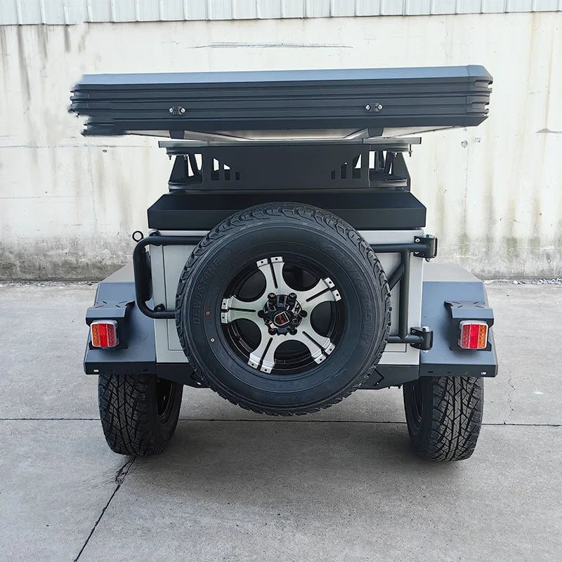 Customizable Off-Road Vehicle Trailer Tent for Outdoor Camping and Travel, Max Payload 500-3000kg, Carbon Steel Construction
