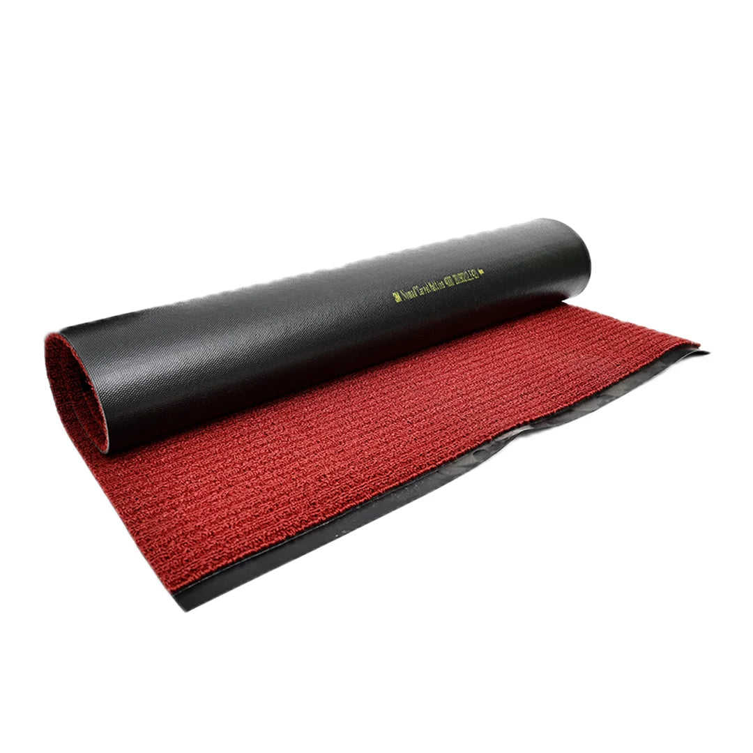 Striped Design Washable Non-Slip Rug Door Mat with PVC Backing, Medium Thickness, Rectangle Shape