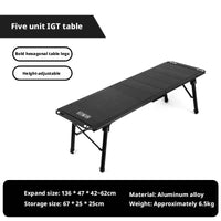 Outdoor Ultra-Light Aluminum Alloy Tactical Table-2-Fold 5-U
