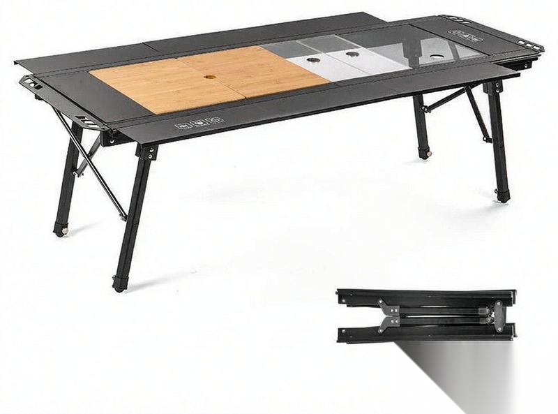Outdoor Ultra-Light Aluminum Alloy Tactical Table-2-Fold 5-U