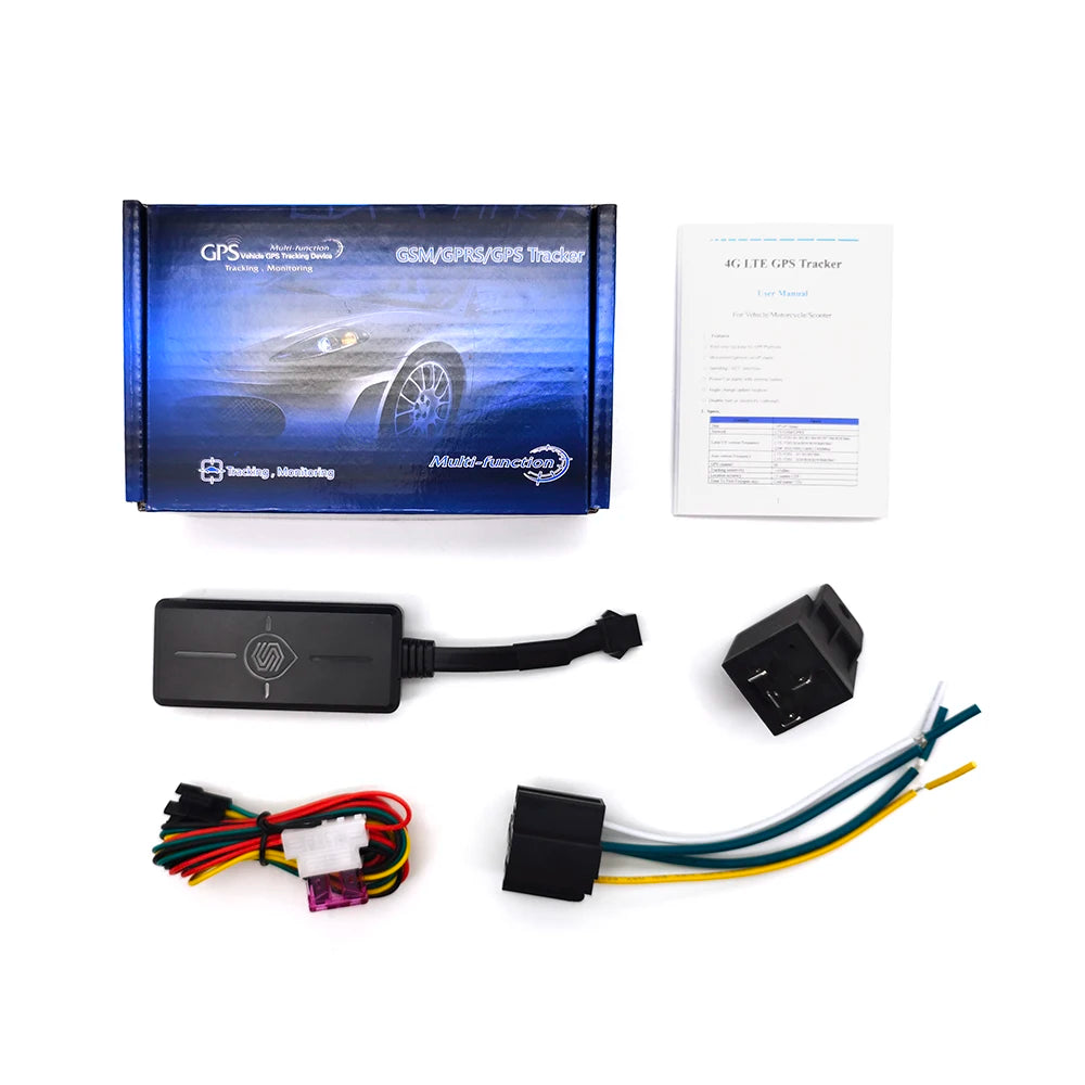 4G Real-Time GPS Car Tracker with Remote Engine Cut and Track Playback