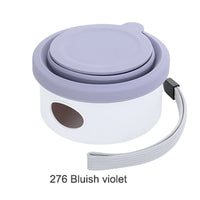 VTX-7809829 Portable Silicone Dog Bowl Rounded Shape Waterproof Manual Travel Food Water Feeder Includes Poop Bag Outdoor Use