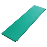 VTX-1923109 Double Folded Hiking Sleeping Mat Portable Tourist Self-inflating Pad Outdoor Camping Polyester Foldable Waterproof