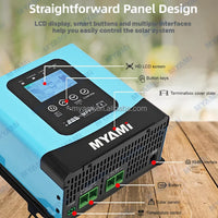 VTX-4232357 MYAMI RS485 MPPT Solar Charge Controller 30A 60A 120A 12V 24V 36V 48V 96V Auto Panel Regulator LCD Display Motorhome