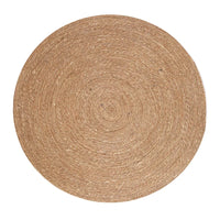 Hand-woven Sedge Solid Color American Country Style Circular