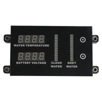 VTX-8268581 TYTXRV Camper Part Include Voltmeter Water Meter Temperature Gauge 2 Way Touch Switch Control Panel Caravan Home Decor