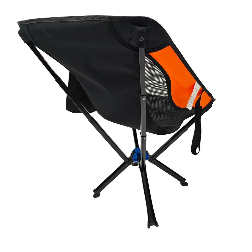 Folding Camping Chair, Aluminum Alloy, Portable Moon Chair, Quick Open, Lightweight, Outdoor Use, Model MC001A