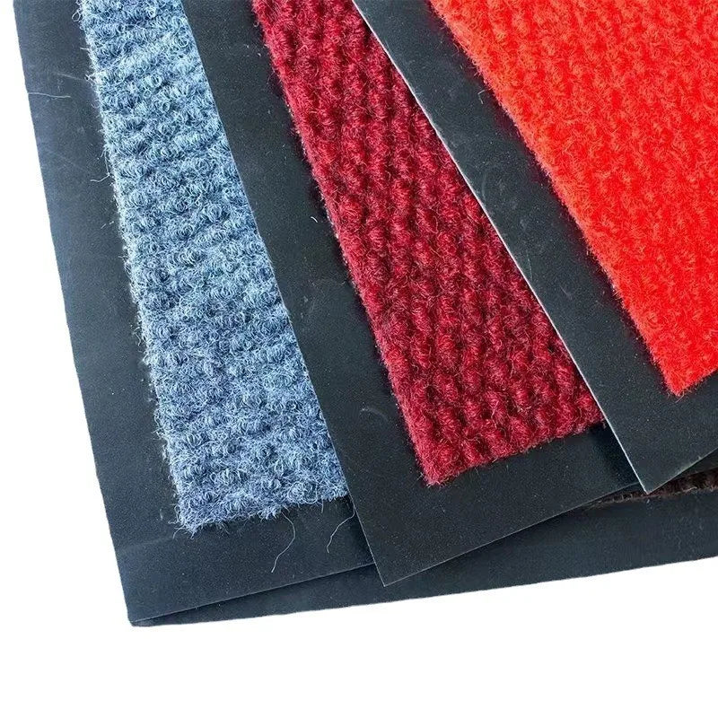 Outdoor PVC Floor Carpet Rug, High Absorbent Polyester, Non-Slip Entryway Mat, Rectangle Shape, Modern Style, 40x60cm, 45x70cm