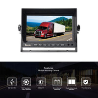 VTX-8039205 PJAUTO AHD 7inch Screen IPS Monitor Backup Camera System Heavy Duty RV Trailer Truck Bus Multi-Functional Home Decor