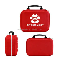 VTX-7514917 Pet First Aid Kit Storage Bag-Emergency Survival Dogs Cats Eco-Friendly Foldable Zipper Closure Includes Ice Pack