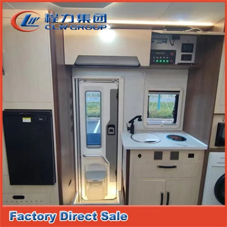HOWO Motorhome Camper Van, Diesel, Manual Transmission, EURO 5, 14000 kg Gross Vehicle Weight, Customized Dimensions