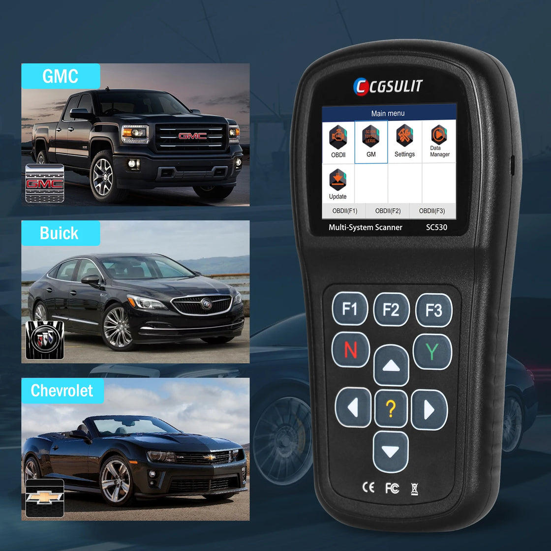 CGSULIT SC530 Full System Diagnostic Tool for BMW and Volvo Vehicles