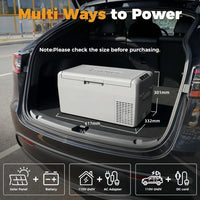 VTX-8989477 ICECO MCD20B Cooler Box 20L 40W Electric Camping Fridge Freezer Portable 24V/12V Plastic Car Refrigerator Household