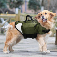 VTX-6091813 Outdoor Dog Backpack Harness Reflective Dogs Pack Hound Travel Camping Hiking Backpacks Saddle Bag Medium Large