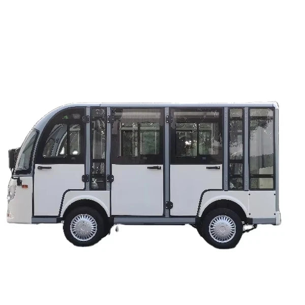 Electric Sightseeing Bus 8-23 Seats Customized Color 4500*1580*2080mm 72V 100A Max Speed 60 Km/h CE Certified