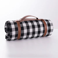 Oversized 2x2m Family Picnic Blanket: Waterproof Oxford Mat