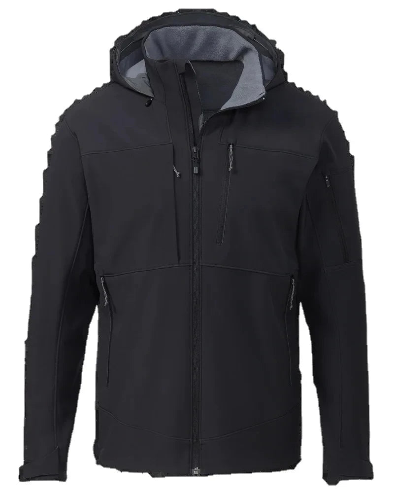 Men's Lightweight Camouflage Softshell Wind-Resistant Breathable Hunting Jacket