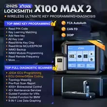XTOOL X100 MAX2 Key Programmer and Bi-Directional Scanner for Universal Vehicle Diagnostics