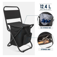 Outdoors Hiking Camping Travel Foldable Fishing Chair Compac
